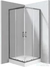 Deante FUNKIA zuhanykabin zuhanytálcával 90x90 cm-es, titanium profil KYCZD099P