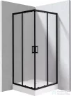Deante FUNKIA zuhanykabin zuhanytálcával 80x80 cm-es, nero profil KYCZN088P