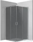 Deante FUNKIA zuhanykabin 90x90 cm-es, króm, grafit üveggel  KYC_441K