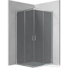   Deante FUNKIA zuhanykabin 90x90 cm-es, króm, grafit üveggel  KYC_441K