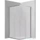 Deante FUNKIA zuhanykabin 90x90 cm-es, króm, frosted glass KYC_641K