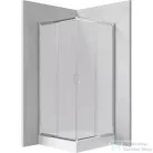 Deante FUNKIA zuhanykabin 90x90 cm-es, króm, frosted glass KYC_641K