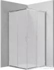 Deante FUNKIA zuhanykabin 80x80 cm-es, króm, frosted glass KYC_642K
