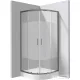 Deante FUNKIA EVO íves tolóajtós zuhanykabin zuhanytálcával 80x80 cm, intimo üveg, titanium profil KYPZDE88P