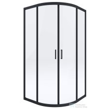 Deante FUNKIA Nero íves zuhanykabin 80x80 cm-es KYP_N52K