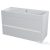 Sapho LARGO mosdótartó szekrény 100x50x42cm, fehér fényes LA101