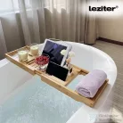 Leziter Állítható fürdőkád tálca bambusz LAKT-01