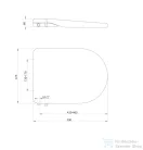 Sapho JALTA Rimless monoblokkos WC CLEAN STAR WC-ülőke bidé funkcióval,Soft close, hidegvizes (LB402-1)