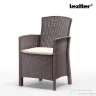 Leziter Lima műrattan karfás szék cappuccino LBILSZ-TA