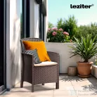 Leziter Lima műrattan karfás szék cappuccino LBILSZ-TA