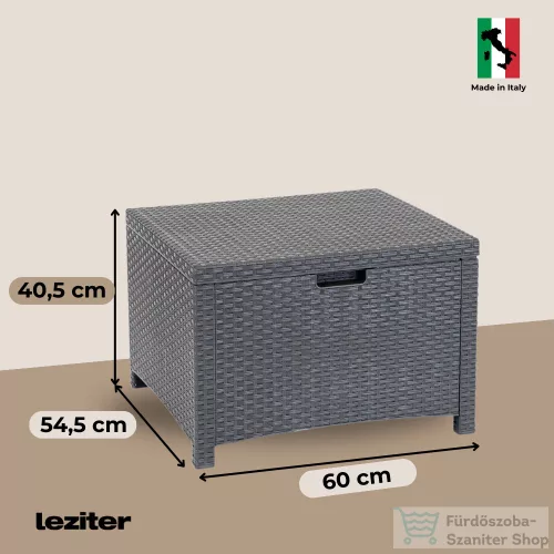 Leziter Venus Large 7 személyes kerti bútor garnitúra LBIV5GAR-GRA_LBIV2K-GRA