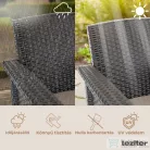 Leziter Venus Large 7 személyes kerti bútor garnitúra LBIV5GAR-GRA_LBIV2K-GRA