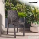 Leziter Verdi műanyag kerti szék cappuccino LBIVERTA