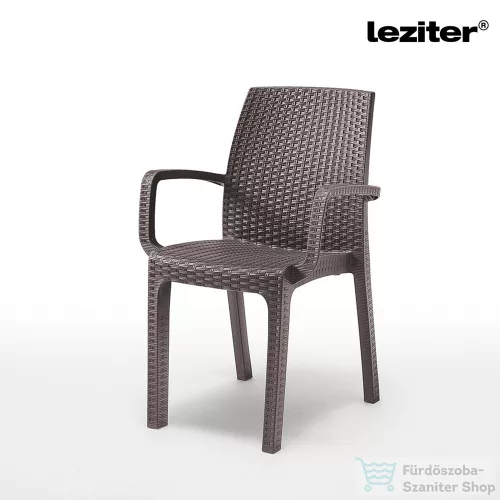 Leziter Verdi műanyag kerti szék cappuccino LBIVERTA
