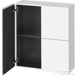   Duravit L-CUBE 70x80 cm-es, 2 ajtós felső szekrény, matt fehér LC116701818