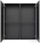Duravit L-CUBE 70x80 cm-es, 2 ajtós felső szekrény, matt fehér LC116701818