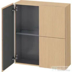   Duravit L-CUBE 70x80 cm-es, 2 ajtós felső szekrény, natúr tölgy LC116703030