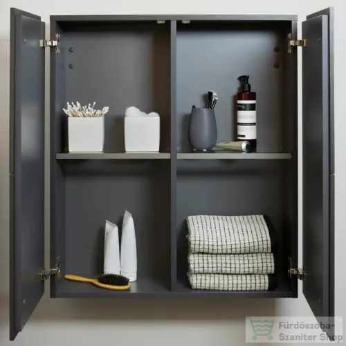 Duravit L-CUBE 70x80 cm-es, 2 ajtós felső szekrény, natúr tölgy LC116703030
