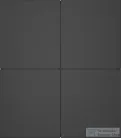 Duravit L-CUBE 70x80 cm-es, 2 ajtós felső szekrény, matt grafit LC116704949