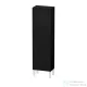 Duravit L-CUBE 132x40x24,3 cm-es, fali, 1 ajtós kiegészítő bútor láb nélkül, balos, matt fekete tölgy LC1168L1616