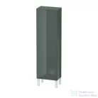 Duravit L-CUBE 132x40x24,3 cm-es, fali, 1 ajtós kiegészítő bútor láb nélkül, balos, lakkozott fényes dolomitszürke LC1168L3838