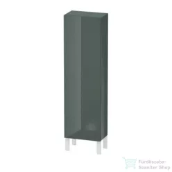   Duravit L-CUBE 132x40x24,3 cm-es, fali, 1 ajtós kiegészítő bútor láb nélkül, balos, lakkozott fényes dolomitszürke LC1168L3838