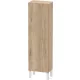 Duravit L-CUBE 132x40x24,3 cm-es, fali, 1 ajtós kiegészítő bútor láb nélkül, balos, márványos tölgy LC1168L5555
