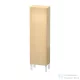 Duravit L-CUBE 132x40x24,3 cm-es, fali, 1 ajtós kiegészítő bútor láb nélkül, balos, mediterrán tölgy (furnér) LC1168L7171