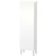 Duravit L-CUBE 132x40x24,3 cm-es, fali, 1 ajtós kiegészítő bútor láb nélkül, balos, szupermatt fehér LC1168L8484