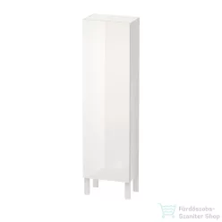   Duravit L-CUBE 132x40x24,3 cm-es, fali, 1 ajtós kiegészítő bútor láb nélkül, balos, lakkozott fényes fehér LC1168L8585