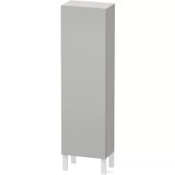   Duravit L-CUBE 132x40x24,3 cm-es, fali, 1 ajtós kiegészítő bútor láb nélkül, jobbos, matt betonszürke LC1168R0707