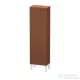 Duravit L-CUBE 132x40x24,3 cm-es, fali, 1 ajtós kiegészítő bútor láb nélkül, jobbos, amerikai dió (furnér) LC1168R1313