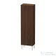 Duravit L-CUBE 132x40x24,3 cm-es, fali, 1 ajtós kiegészítő bútor láb nélkül, jobbos, kefélt dió (furnér) LC1168R6969