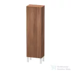 Duravit L-CUBE 132x40x24,3 cm-es, fali, 1 ajtós kiegészítő bútor láb nélkül, jobbos, matt dió LC1168R7979