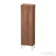 Duravit L-CUBE 132x40x24,3 cm-es, fali, 1 ajtós kiegészítő bútor láb nélkül, jobbos, matt dió LC1168R7979