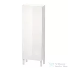 Duravit L-CUBE 132x50 cm-es, 1 ajtós félmagas szekrény láb nélkül, balos, fényes fehér LC1169L2222