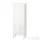 Duravit L-CUBE 132x50 cm-es, 1 ajtós félmagas szekrény láb nélkül, balos, fényes fehér LC1169L2222