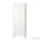 Duravit L-CUBE 132x50 cm-es, 1 ajtós félmagas szekrény láb nélkül, balos, fényes fehér LC1169L2222