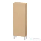 Duravit L-CUBE 132x50 cm-es, 1 ajtós félmagas szekrény láb nélkül, balos, natúr tölgy LC1169L3030