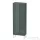 Duravit L-CUBE 132x50 cm-es, 1 ajtós félmagas szekrény láb nélkül, balos, lakkozott fényes dolomitszürke LC1169L3838