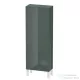 Duravit L-CUBE 132x50 cm-es, 1 ajtós félmagas szekrény láb nélkül, balos, lakkozott fényes dolomitszürke LC1169L3838