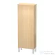 Duravit L-CUBE 132x50 cm-es, 1 ajtós félmagas szekrény láb nélkül, balos, mediterrán tölgy furnér LC1169L7171
