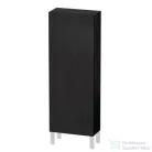 Duravit L-CUBE 132x50 cm-es, 1 ajtós félmagas szekrény láb nélkül, jobbos, matt fekete tölgy LC1169R1616