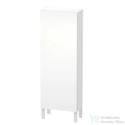   Duravit L-CUBE 132x50 cm-es, 1 ajtós félmagas szekrény láb nélkül, jobbos, matt fehér LC1169R1818
