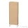 Duravit L-CUBE 132x50 cm-es, 1 ajtós félmagas szekrény láb nélkül, jobbos, natúr tölgy LC1169R3030