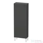 Duravit L-CUBE 132x50 cm-es, 1 ajtós félmagas szekrény láb nélkül, jobbos, matt grafit LC1169R4949