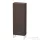 Duravit L-CUBE 132x50 cm-es, 1 ajtós félmagas szekrény láb nélkül, jobbos, sötét kefélt tölgy furnér LC1169R7272