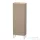 Duravit L-CUBE 132x50 cm-es, 1 ajtós félmagas szekrény láb nélkül, jobbos, matt len LC1169R7575