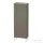 Duravit L-CUBE 132x50 cm-es, 1 ajtós félmagas szekrény láb nélkül, jobbos, lakkozott matt szürke  LC1169R9090