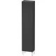 Duravit L-CUBE 176x40x24,3 cm-es, fali, 1 ajtós kiegészítő bútor láb nélkül, balos, matt grafit LC1170L4949